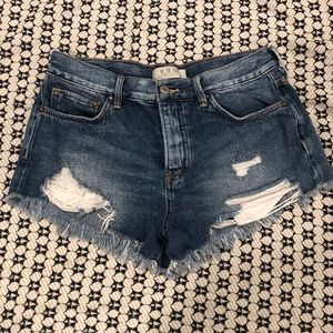 We the free. The free people Jean shorts
